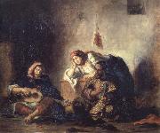 Eugene Delacroix Jewish Musicians of Mogador Spain oil painting artist